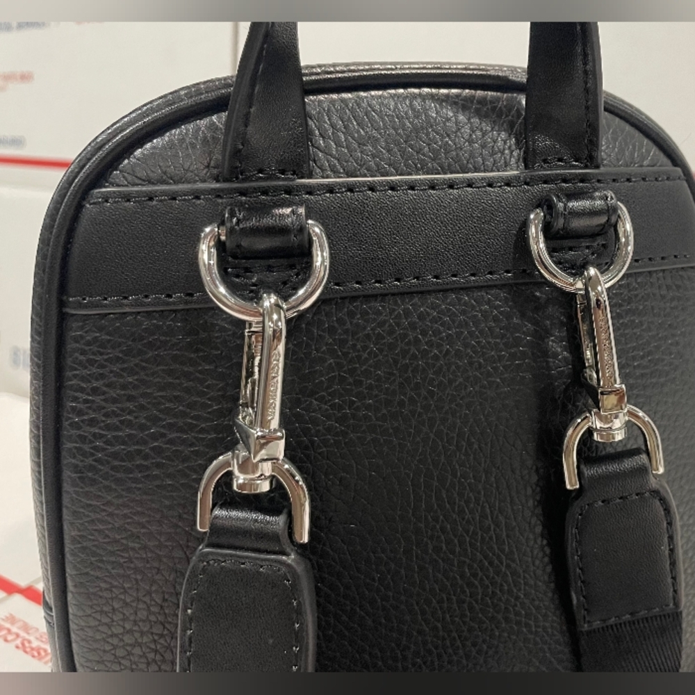 $258 Michael Kors Elliot XS Leather Convertible Messenger Backpack ( NWT ) - Picture 14 of 15
